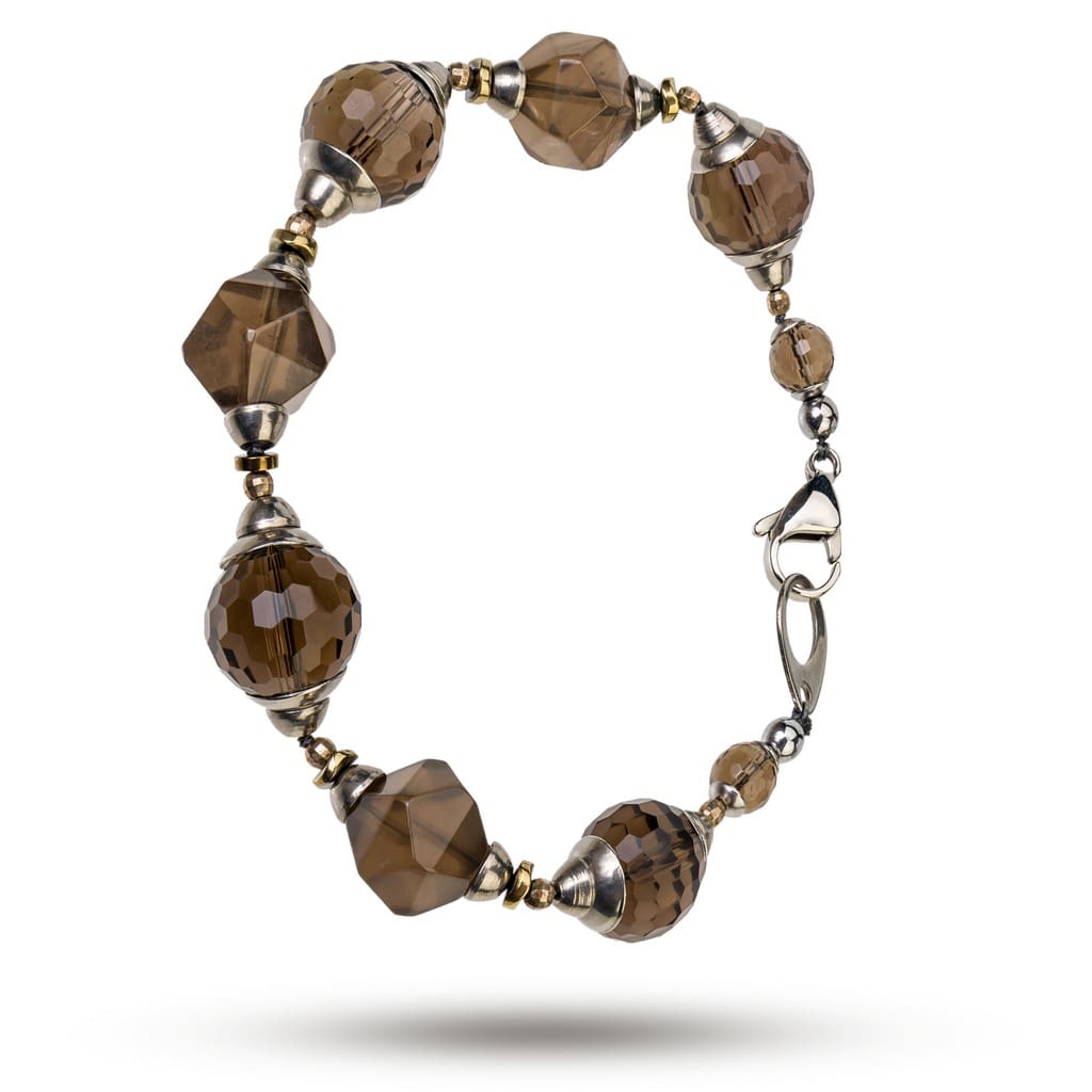 Браслет из натурального камня раухтопаз София