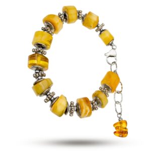 Браслет Марлина из натурального янтаря