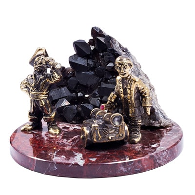 Фигурка "Пираты", камень морион